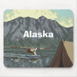 Alaska Bush Flugzeug Souvenirs Mousepad