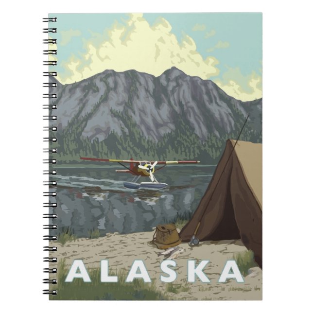 Alaska Bush Flugzeug Souvenirs Notizblock (Vorderseite)