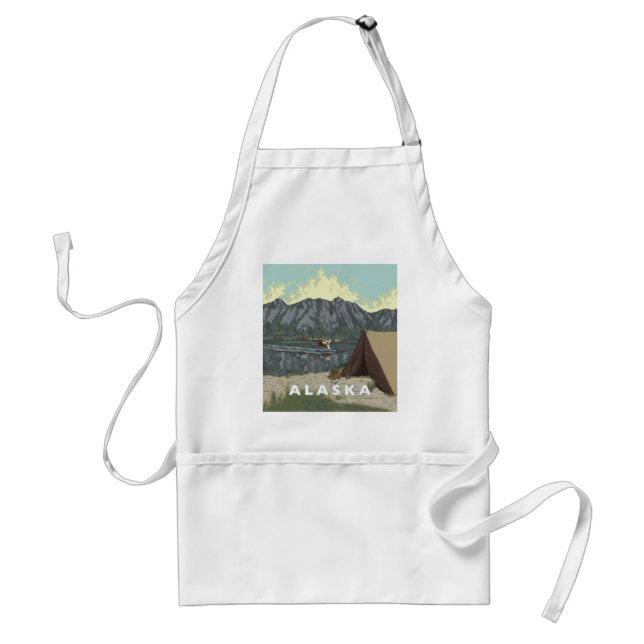 Alaska Bush Flugzeug Souvenirs Schürze (Vorne)