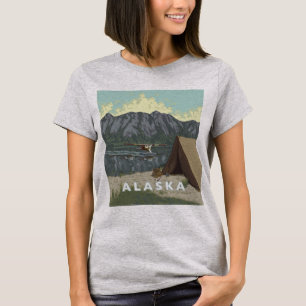 Alaska Bush Flugzeug Souvenirs T-Shirt