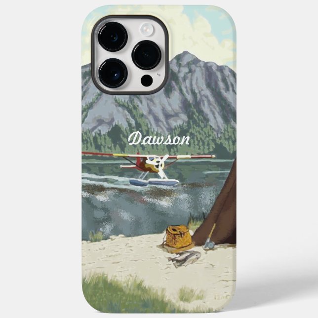 Alaska Bush Flugzeug und Angelreisen Case-Mate iPhone Hülle (Rückseite)