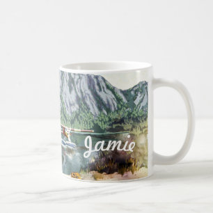 Alaska Bush Flugzeug und Angelreisen Kaffeetasse