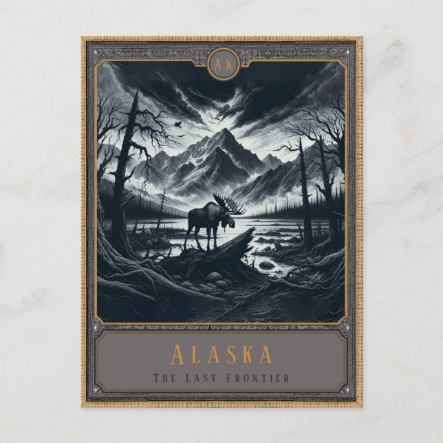 Alaska | Carte postale Art gothique (Devant)