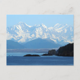 Alaska Coast Mountains Ocean Foto Postkarte
