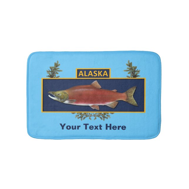Alaska Combat Fisherman Abzeichen Badematte (Vorderseite)