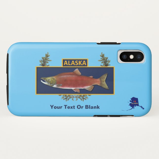 Alaska Combat Fisherman Abzeichen Case-Mate iPhone Hülle (Rückseite (Horizontal))