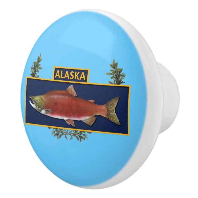 Alaska Combat Fisherman Abzeichen Keramikknauf (Rechts)