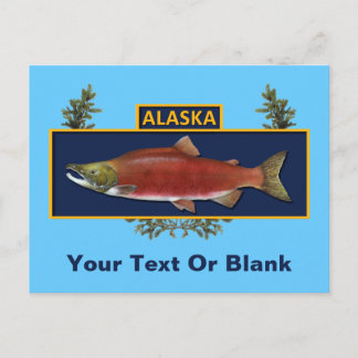 Alaska Combat Fisherman Abzeichen Postkarte