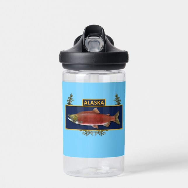 Alaska Combat Fisherman Abzeichen Trinkflasche (Vorne)