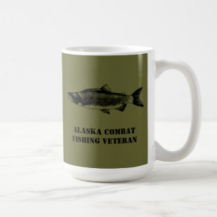 Alaska Combat Fishing Veteran Kaffeetasse