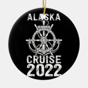 Alaska Cruise 2022 gehoben Keramik Ornament