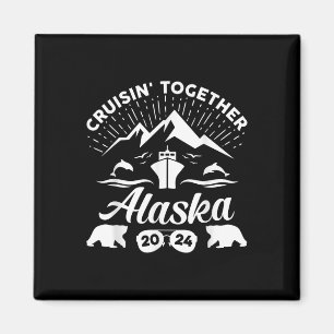 Alaska Cruise 2024 Family Summer Vacation Travel M Magnet
