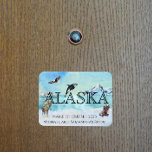 Alaska Cruise Custom Bären Moose Snow Magnet<br><div class="desc">Dieses Design kann in dem Bereich personalisiert werden, der durch das Ändern des Fotos und/oder Textes zur Verfügung gestellt wird. Sie können auch angepasst werden, indem Sie auf Vorlage personalisieren klicken und dann auf die Schaltfläche klicken, um weitere Optionen anzupassen, um die Hintergrundfarbe zu löschen oder zu ändern, Text hinzuzufügen,...</div>