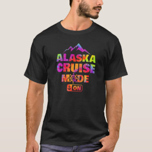 Alaska Cruise Mode Gefärbte Krawatte Family Friend T-Shirt