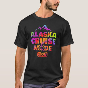 Alaska Cruise Mode Gefärbte Krawatte Family Friend T-Shirt