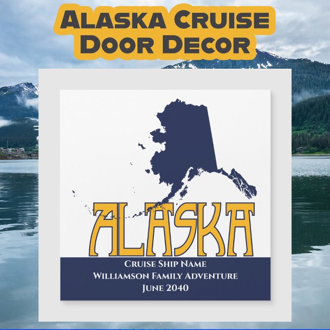 Alaska Cruise Ship Cabin Door Marker Magnetkarte (Von Creator hochgeladen)