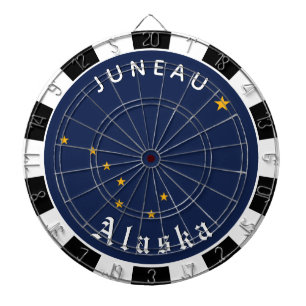 Alaska Dartboard, Alaskan Flag Darts / Spiel Dartscheibe