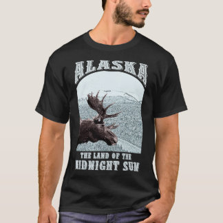 Alaska, das Land der Mitternachtssonne T-Shirt