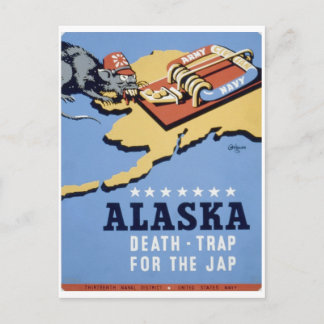 Alaska_Death_Trap_Propaganda-Poster Postkarte