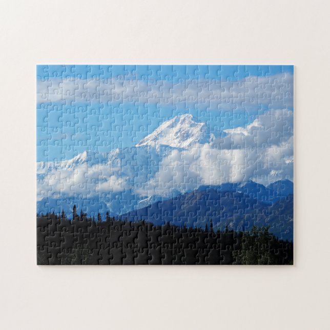 Alaska Denali Mountain Landschaft Foto (Horizontal)