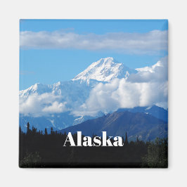 Alaska Denali Mountain Landschaft Foto Magnet