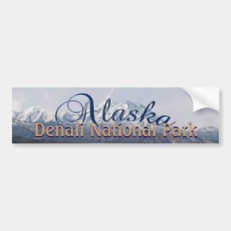 Alaska Denali Nationalpark Mount McKinley Autoaufkleber