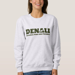 Alaska. Denali Nationalpark und Konserve Sweatshirt