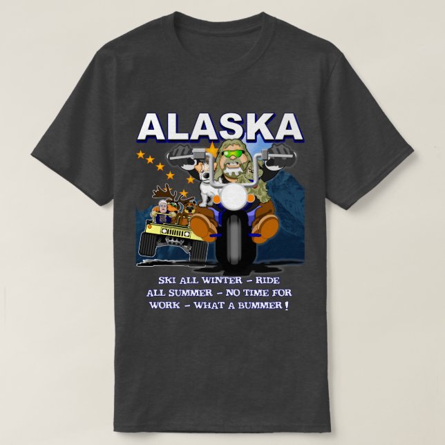 ALASKA - DER LETZTE GRENZÜBERSCHREITENDE T - Shirt (Design vorne)