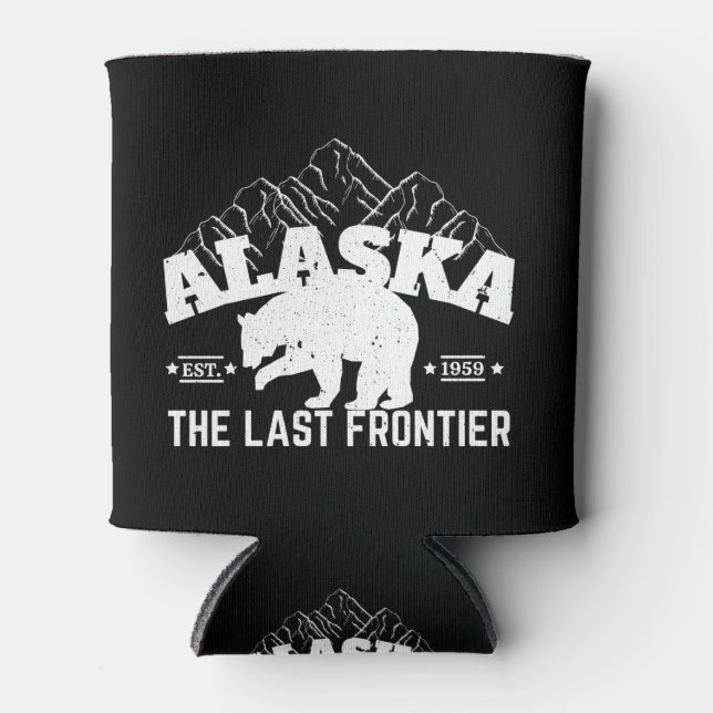 Alaska der letzte Pollenbär an der Grenze Dosenkühler (Vorderseite)