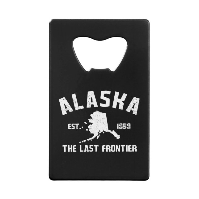 Alaska, die letzte Grenze Geldbeutel Flaschenöffner (Vorderseite)