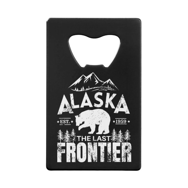 Alaska, die letzte Grenze Geldbeutel Flaschenöffner (Vorderseite)