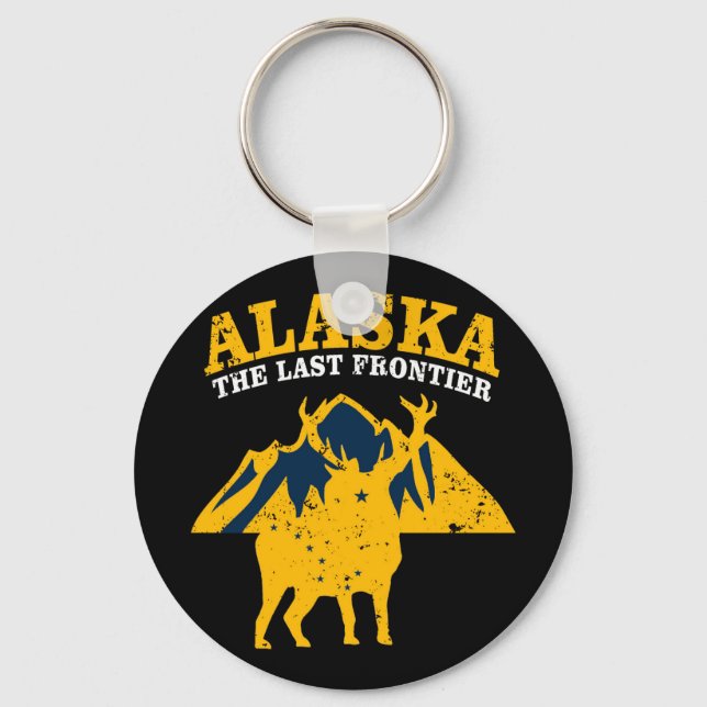 Alaska, die letzte Grenze Schlüsselanhänger (Vorderseite)