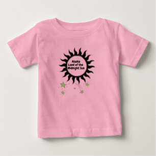 Alaska, die Mitternachtssonne Baby T-shirt