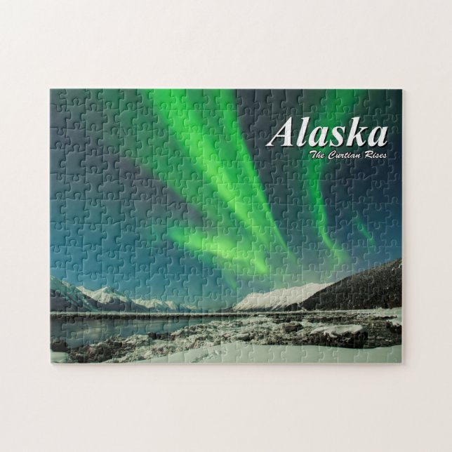 Alaska die Vorhang-Aufstiege (Horizontal)