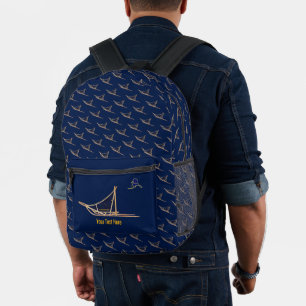 Alaska Dog Sled Postal Carrier Bedruckter Rucksack
