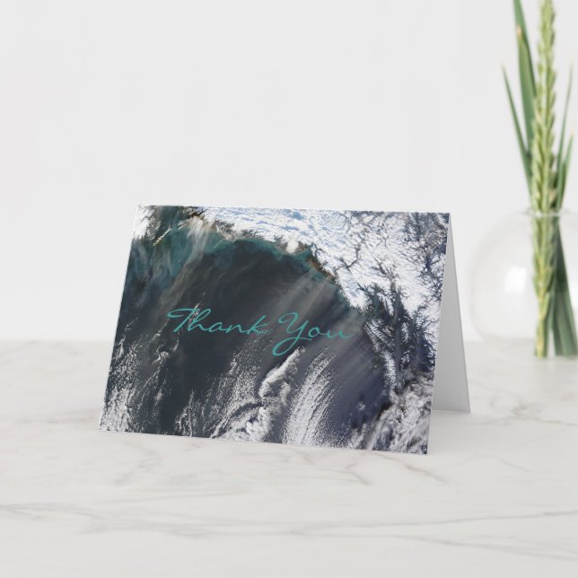 Alaska Dust Storm Danke Note Card (Vorderseite)