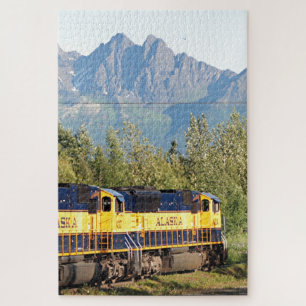 Alaska Eisenbahn Motor und Berge