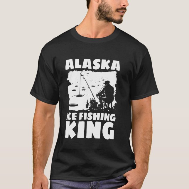 Alaska-Eisfischerei-König T-Shirt (Vorderseite)