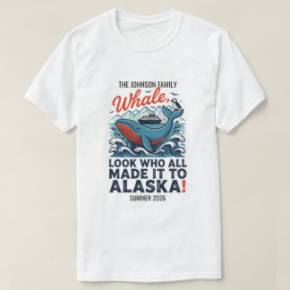 Alaska-Familien-Kreuzfahrt-Urlaub individuelle Gru T-Shirt