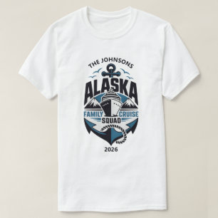 Alaska Familienkreuzfahrt - Benutzerdefinierter Na T-Shirt