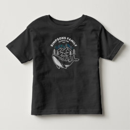 Alaska Family Group Schifffahrt Whale Watching Kleinkind T-shirt