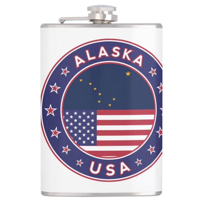 Alaska Flachmann (Vorderseite)