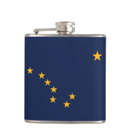 Alaska Flag Flachmann