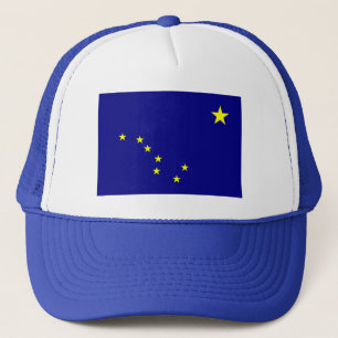 Alaska Flag Hat Truckerkappe