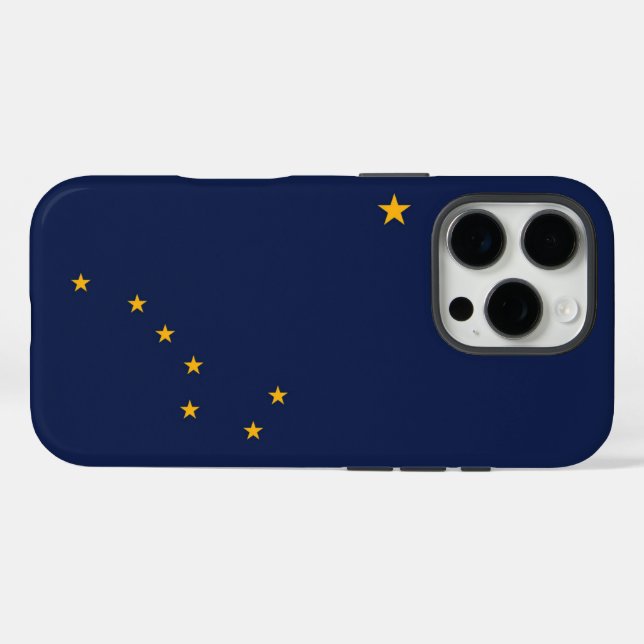 Alaska Flag iPhone 16 Pro Hülle (Rückseite (Horizontal))