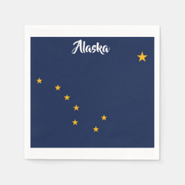 Alaska Flag Napkins Serviette