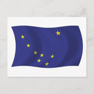 Alaska Flag Postcard Postkarte