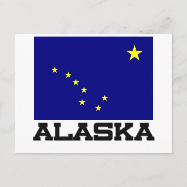 Alaska Flag Postkarte (Vorderseite)