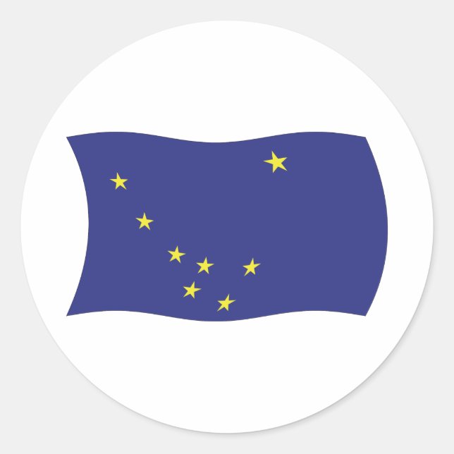 Alaska Flag Sticker (Vorderseite)