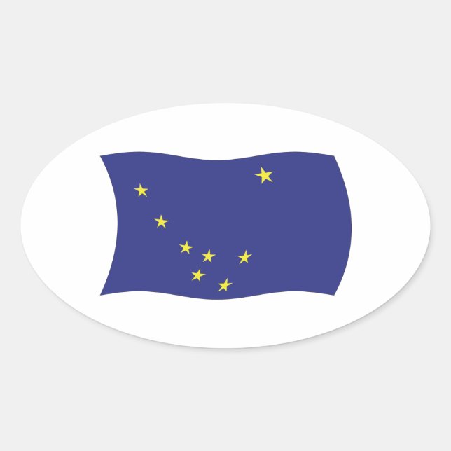 Alaska Flag Sticker (Vorderseite)